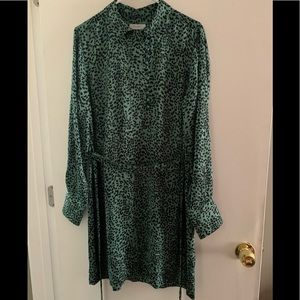 NWT Equipment Femme Temera Dress sz L